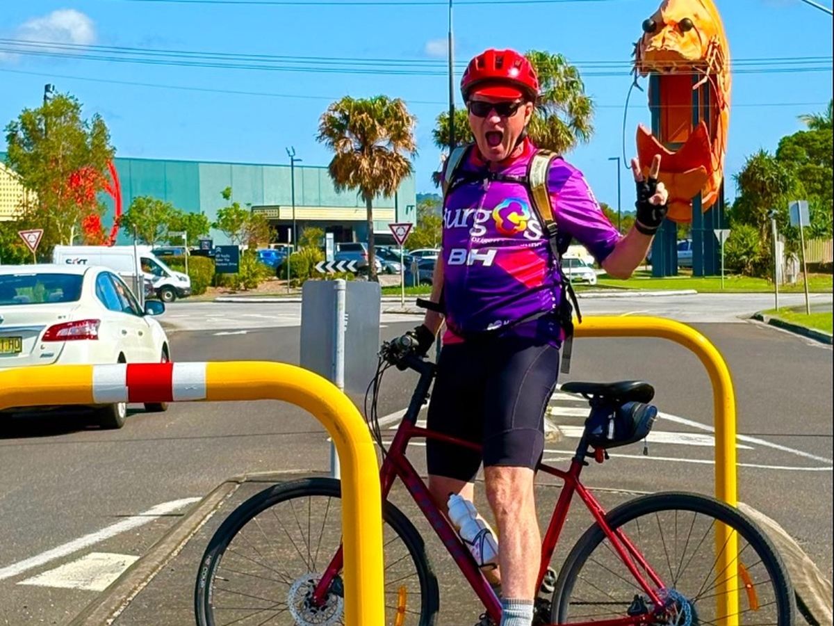 Kev at the Big Prawn