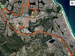 My route to/ from home, nearly 29 km