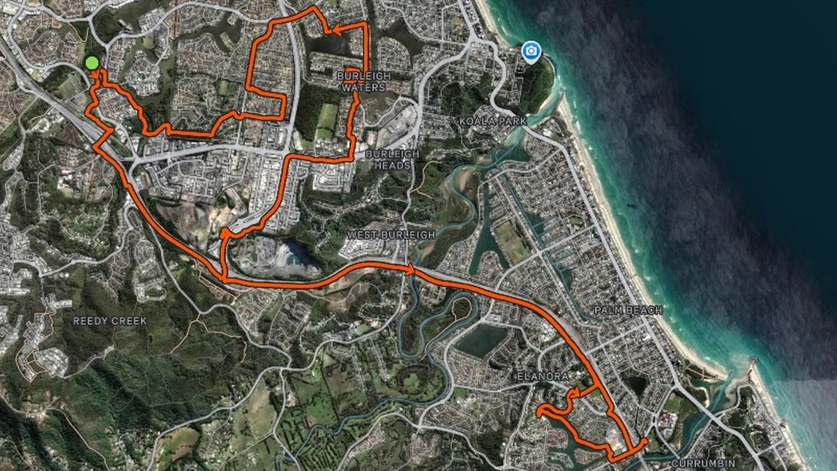 My route from home