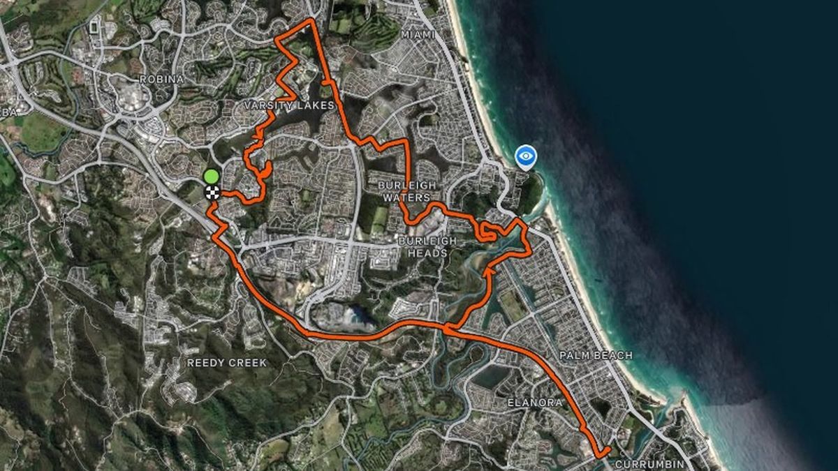 My route from home
