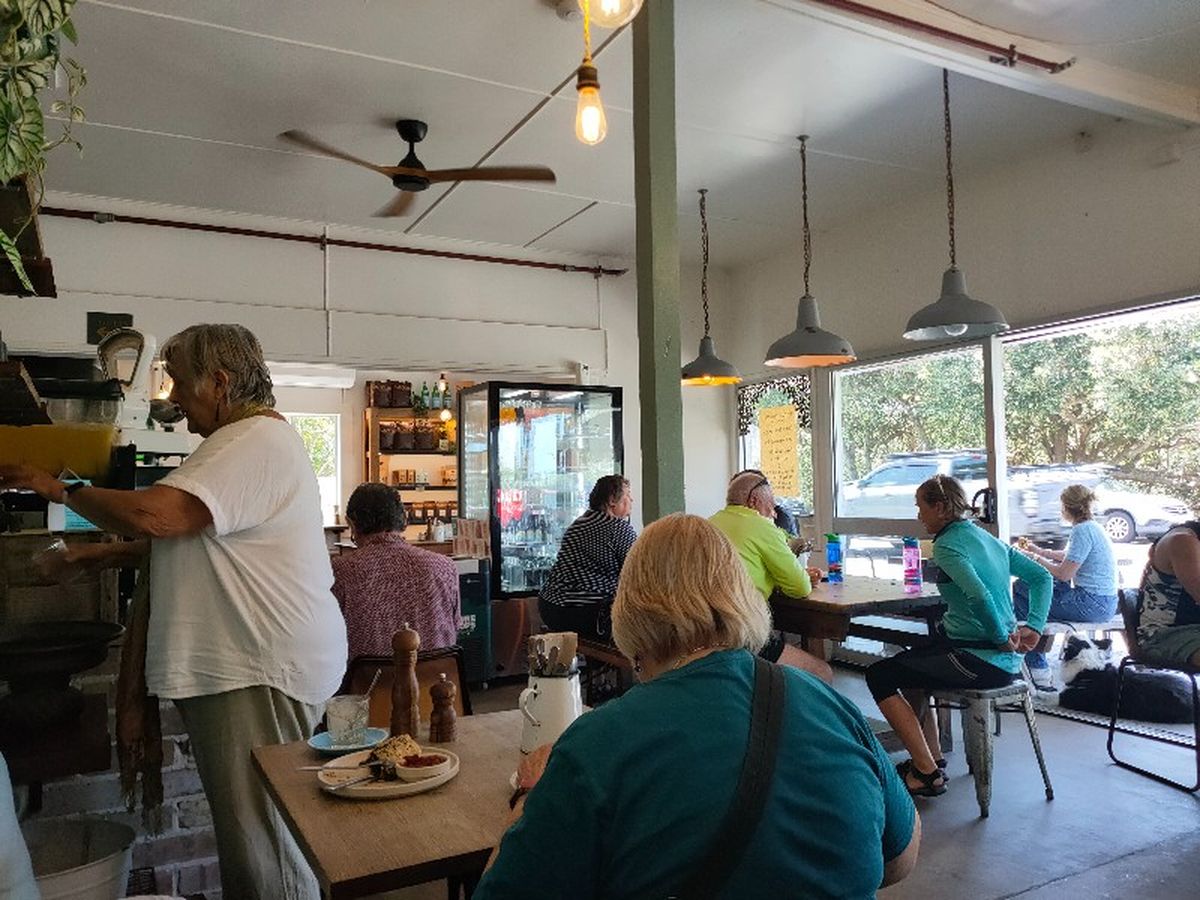 Coffee stop at Belle General