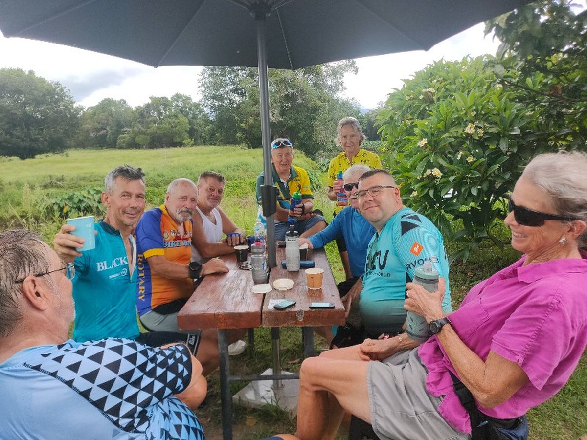 At extended coffee.break on the Rous River