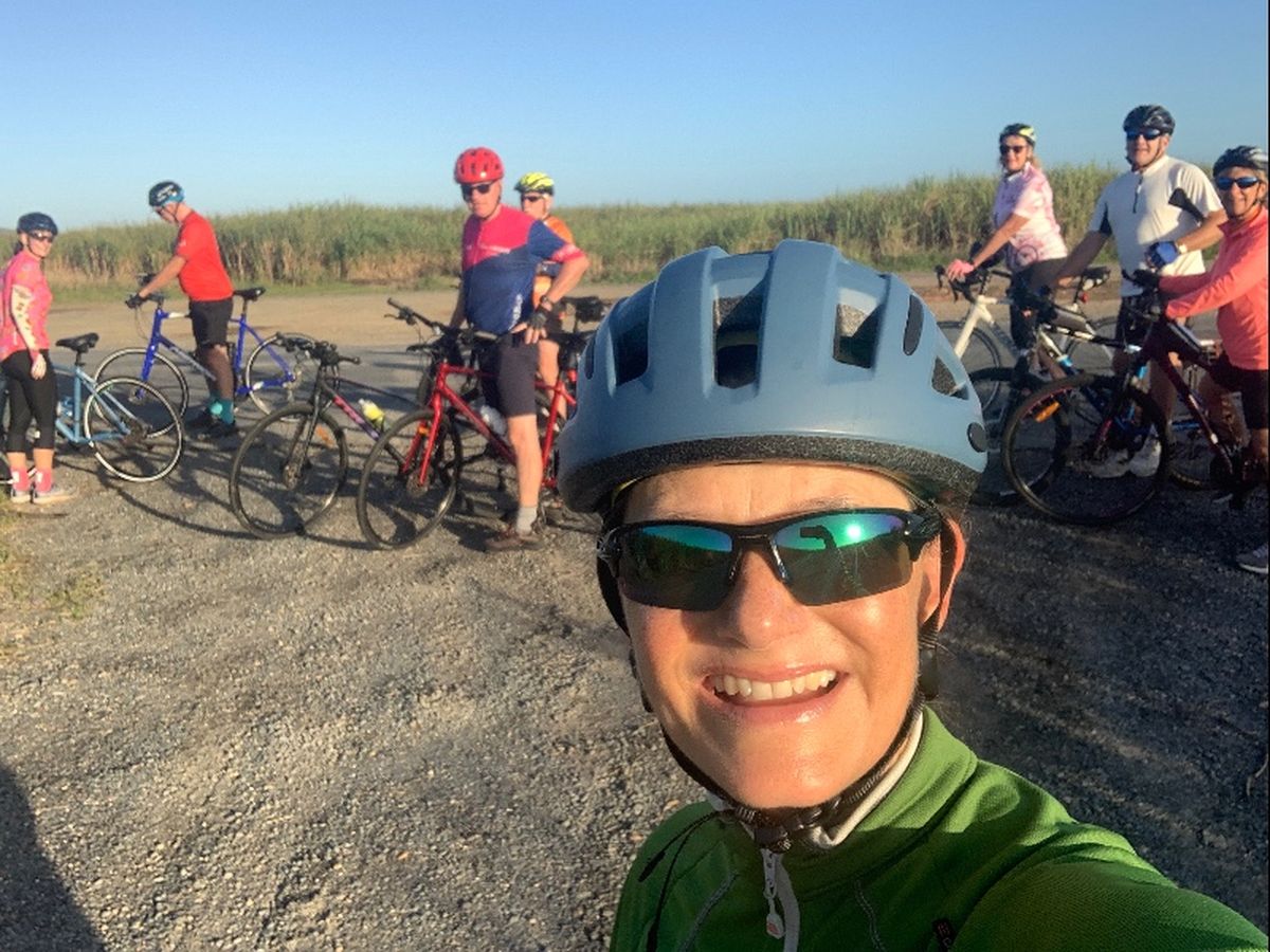 Selfie! With the early morning group