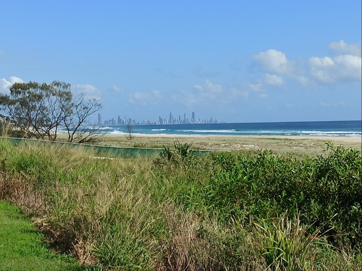 View back to Broadbeach and Surfers