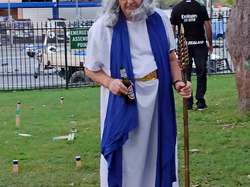 King Neptune (aka Dennis our wonderful organiser)
