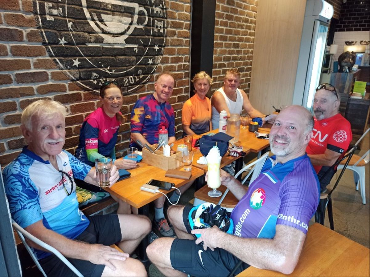 Cafe Stop after the Rolling Hills