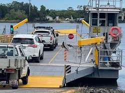Ballina-Wardell ferry back in action.