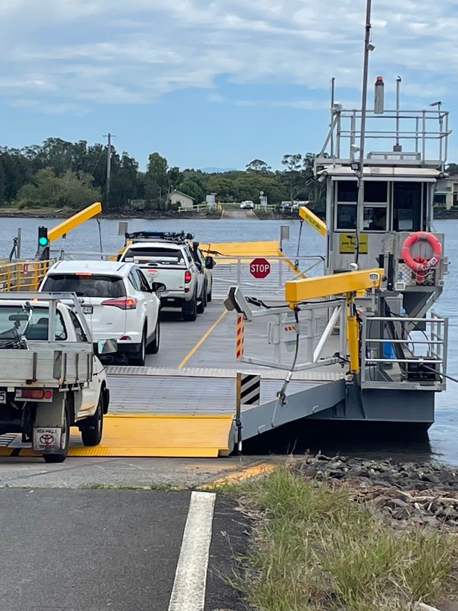 Ballina-Wardell ferry back in action.