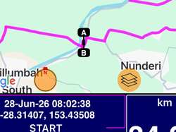 Today’s ride route 32.2kms