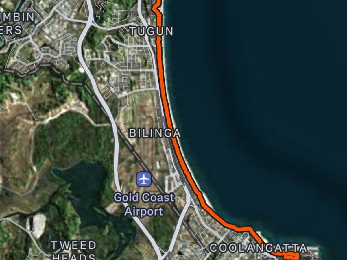The Xmas day route